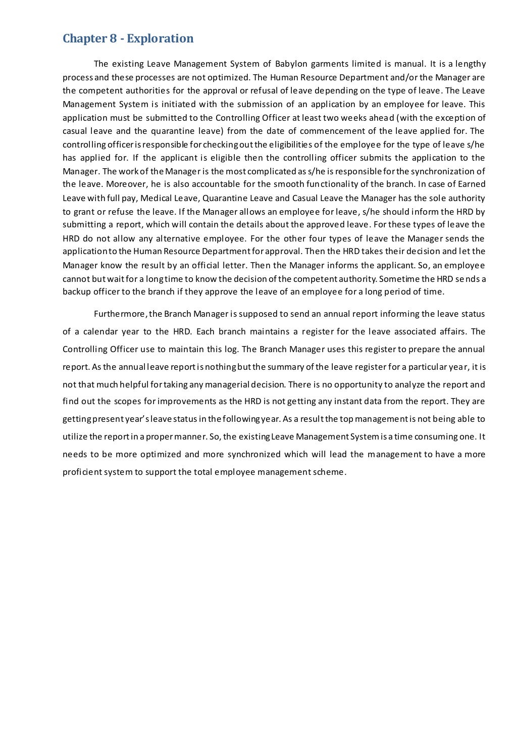 Employee Leave Management System