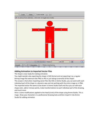 Just open Anime Studio and follow these steps. File > Imprt > Vector File > SVG File.
Select the SVG file exported by Inkscape to import it into Anime Studio.
 