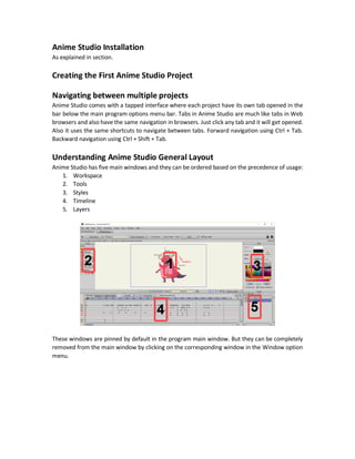 ***Week 2 (23-9-2017) ***
Course Overview
There are different ways of presenting information to users. These ways are called medias
because they similar to networking media that carry data from one place to another, they carry
information from the source to the user. Examples of medias are text, image, sound, video,
animation.
Because multiple types of medias can be used to carry the same piece of information, there is
what is called multimedia (MM). This is a combined set of medias working together to present the
information in a friendly way to the end-user. The use of one media depends on the type of
audience and the type of information to be presented. One media may be powerful over another
to present some types of information.
The primary goals of this course is to make you understand the different types of medias, use
cases of one media over another, and combining different media types.
Also this course tells how to create such types of medias to create interactive media.
Section Content
 Anime Studio Tutorial
 WordPress – Content Management System (CMS)
 Compression Algorithms
Anime Studio History
 In 1999, LostMarble created a vector-based 2D animation software called Moho by Mike
Clifton.
 In 2006, the last version of Moho 5.4 was released. After that, Smith Micro Software
Company, founded in 1982 by William Smith, bought the software and renamed itAnime
Studio. The first version of Anime Studio was version 5 based on the latest Moho version.
Moho creator, Mike Clifton, at LostMarble moved as a software engineer in Smith Micro
Software.
 In 2009, Anime Studio Pro 6 was released.
 In 2010, Anime Studio Pro 7 was released adding 3D creation to the software.
 In 2011, Anime Studio Pro 8 was released.
 In 2012, Anime Studio Pro 9 was released.
 In 2014, Anime Studio Pro 10 was released.
 In 2015, Anime Studio Pro 11 was released.
 In 2016, Anime Studio Pro 12 was released. In this version, Smith Micro changed the name
from Anime Studio back to Moho with the new version being Moho Pro 12.
References:
https://en.wikipedia.org/wiki/Moho_(Anime_Studio)
http://blog.smithmicro.com/the-history-of-moho-anime-studio
 