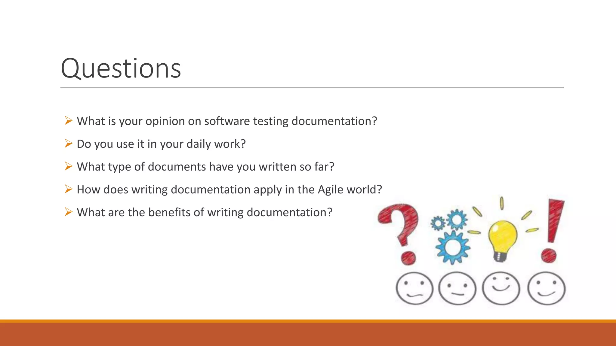 Documentation in software testing ppt