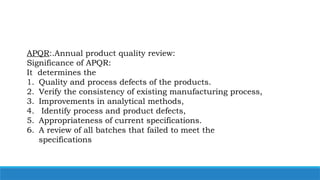 DOCUMENTATION.pptx in the quality control and quality assurance | PPTX