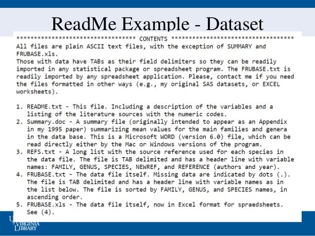 Documentation and Metdata - VA DM Bootcamp