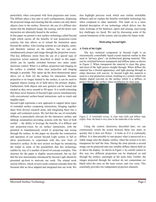 Microsoft Surface Technology | PDF