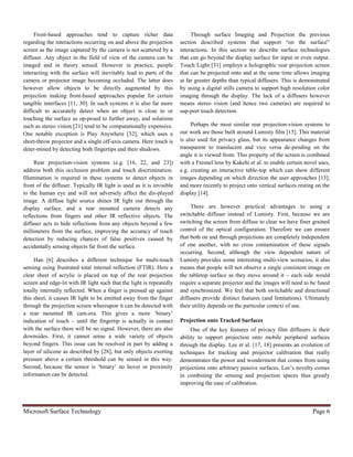Microsoft Surface Technology | PDF