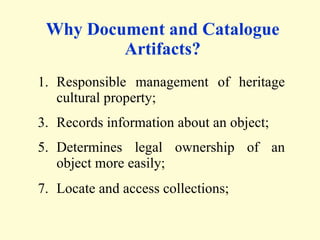 Documentation Of Artifacts Vigan | PPT