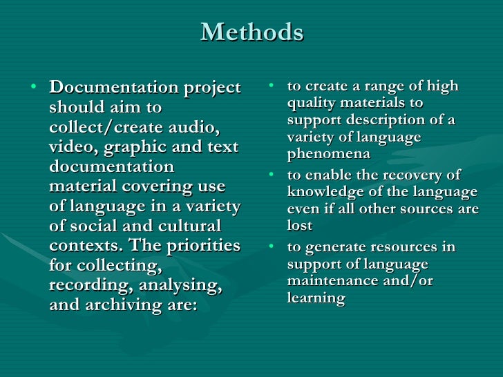 What is documentation and its techniques