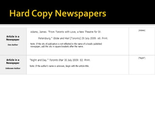 Hard Copy Newspapers