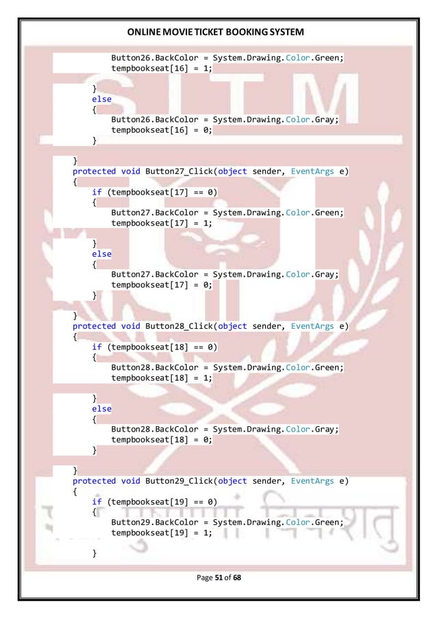 online movie ticket booking system