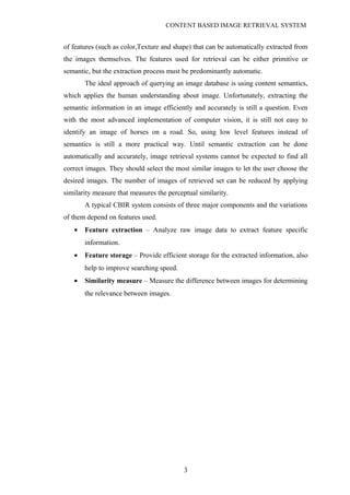 CONTENT BASED IMAGE RETRIEVAL SYSTEM | DOC