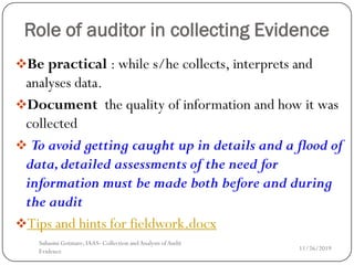 Documentation and evidence working papers, audit file | PDF