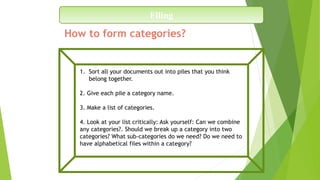 DOCUMENTATION and Filling.pptx