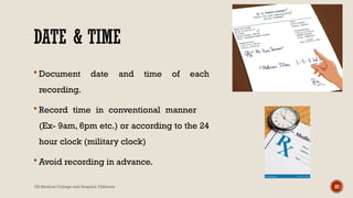Documentation and Medical Records for Medical Professionals | PPTX