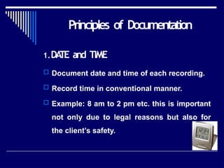 documentation and reporting during patient stay in hospital | PPTX