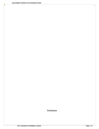 Documentation assignment | DOCX