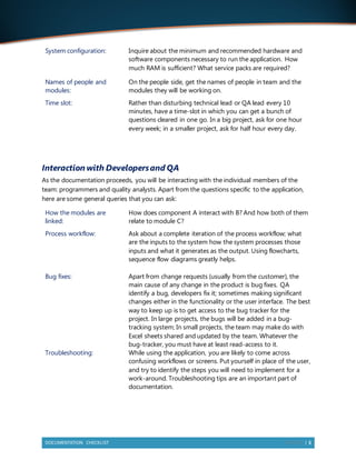 Documentation Checklist | PDF