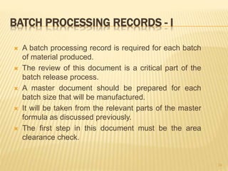 Documentation control - principles of GMP | PPTX