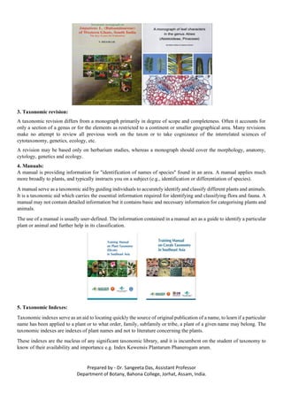 Documentation in plant taxonomy | PDF