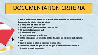 DOCUMENTATION LECTURE ( policy and criteria ) | PPTX
