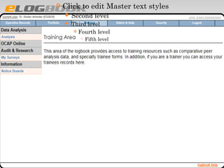    Click to edit Master text styles
     Second       level
       Third level
          Fourth level

              Fifth level
 