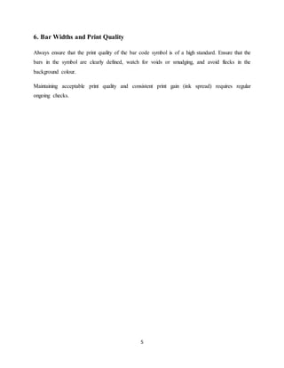 Documentation on barcode technology | DOCX