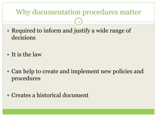 Filing, documentation, and effective meetings | PPTX