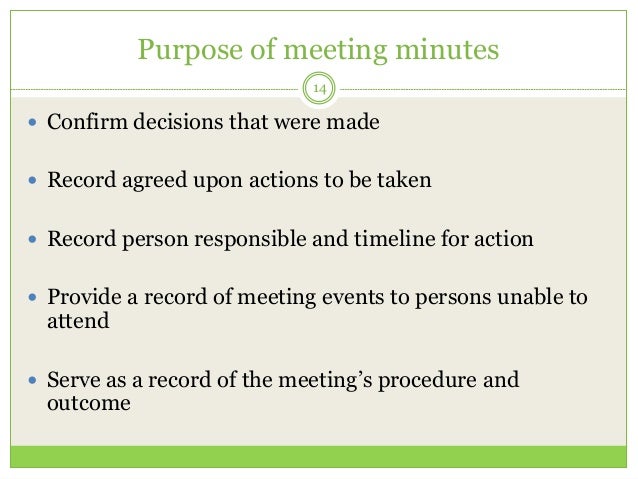 Filing Documentation And Effective Meetings
