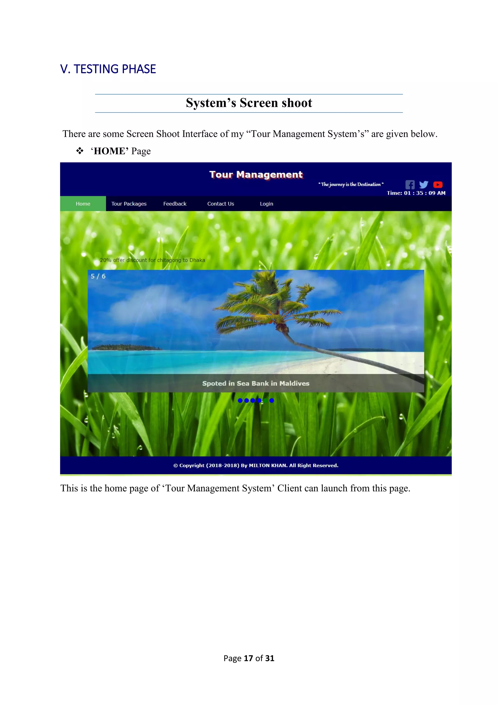 tour management system | PDF