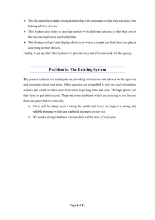 tour management system | PDF