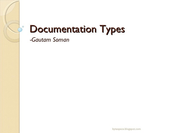 Docmentation Styles Types Of Documentation Styles | Documentation Styles – QJPL