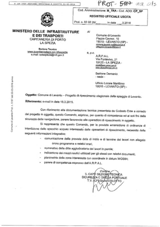 Documentazione 2 dragaggi levanto