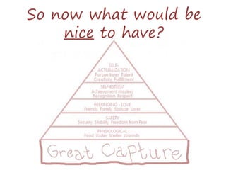 So now what would be
nice to have?
 