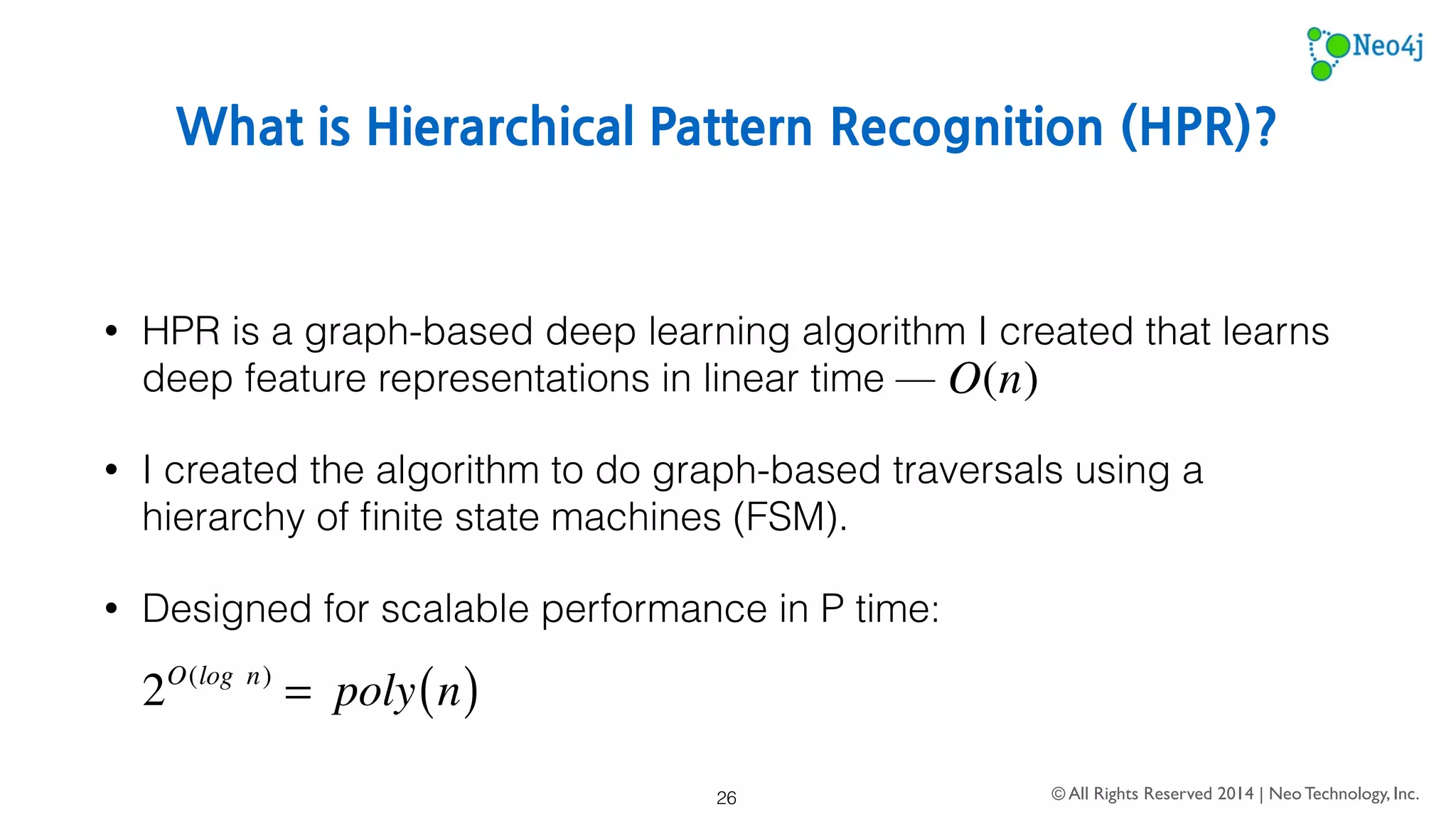 Graph-based feature learning 
© All Rights Reserved 2014 | Neo Technology, Inc. 
26 
 