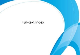 Full-text Index
 