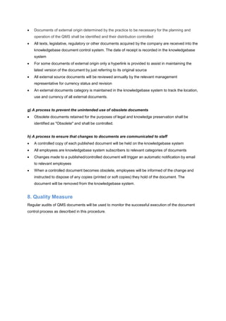 Document control procedure for legal practices | PDF