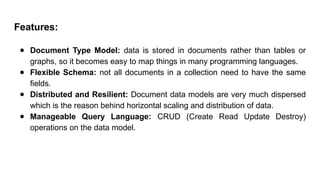 Module 2.3 Document Databases in NoSQL Systems | PPT