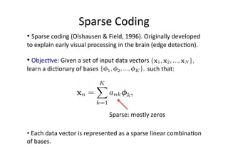 Deep learning unsupervised learning diapo | PDF