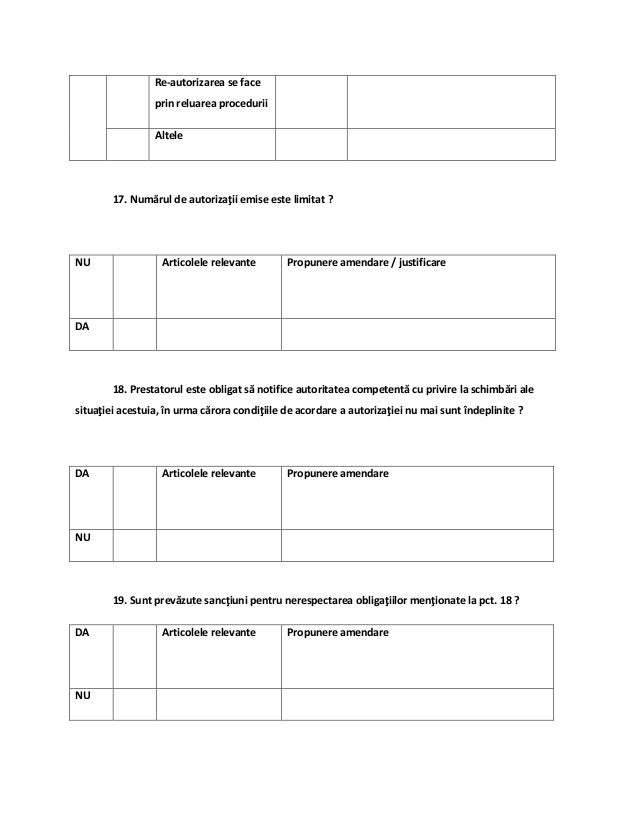 Documente de informare anexa nr 1 - formular de evaluare