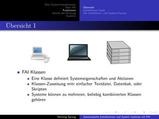 Einführung in FAI - Fully Automatic Installation