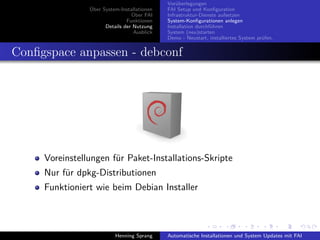 Einführung in FAI - Fully Automatic Installation