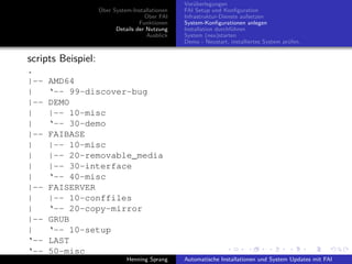 Einführung in FAI - Fully Automatic Installation