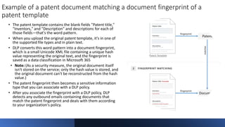 Document fingerprinting in Microsoft 365 Compliance | PPTX