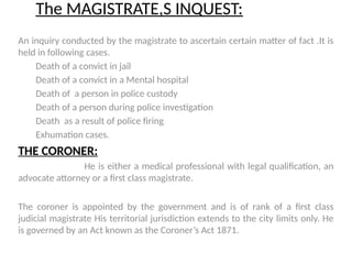 legal procedures 2 forensic medicine pptx | PPTX