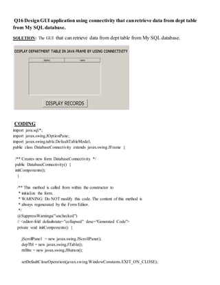 Informatics Practice Practical for 12th class | PDF