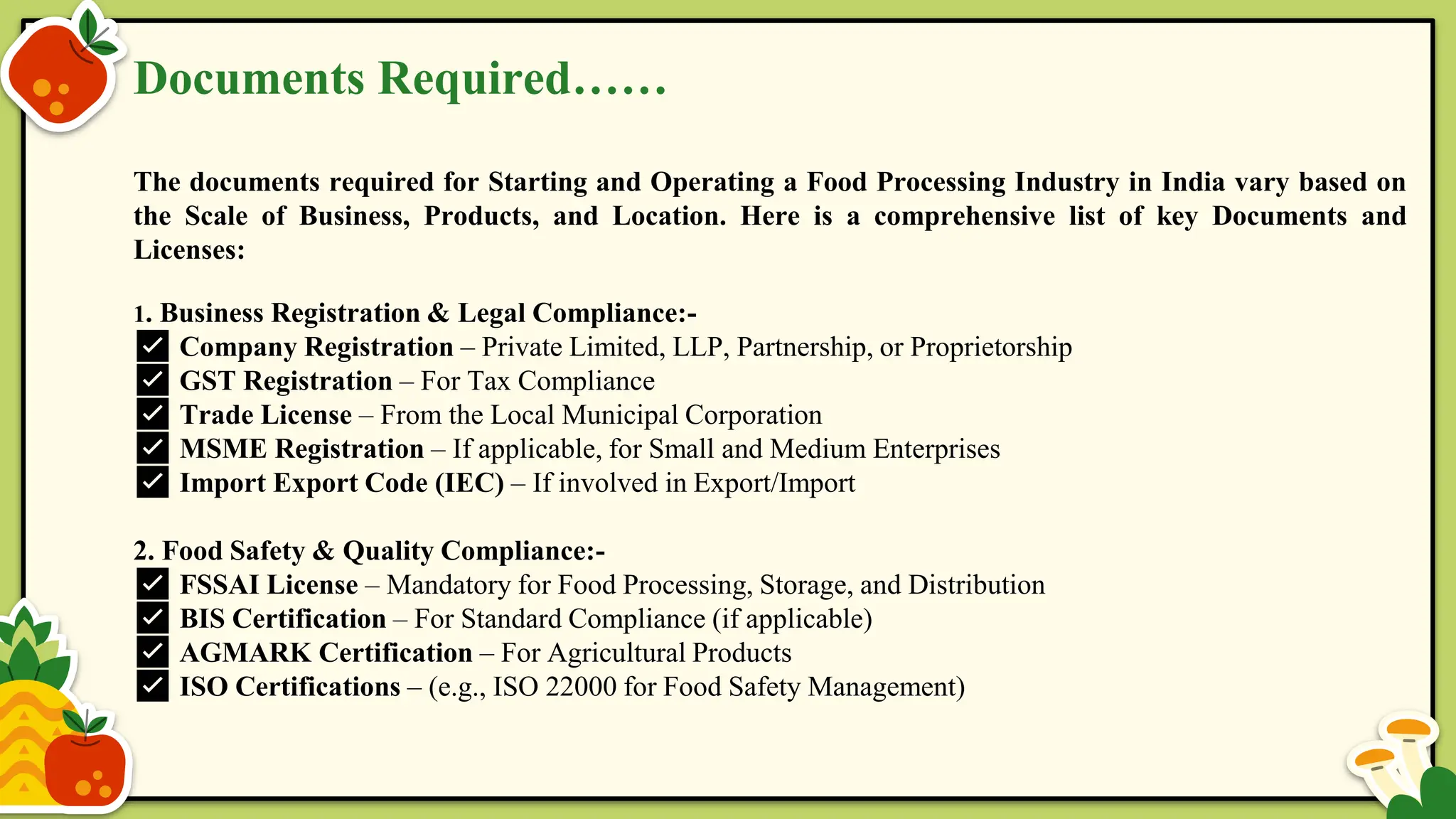 Food Consultancy Profarma Global Consultancy | PDF