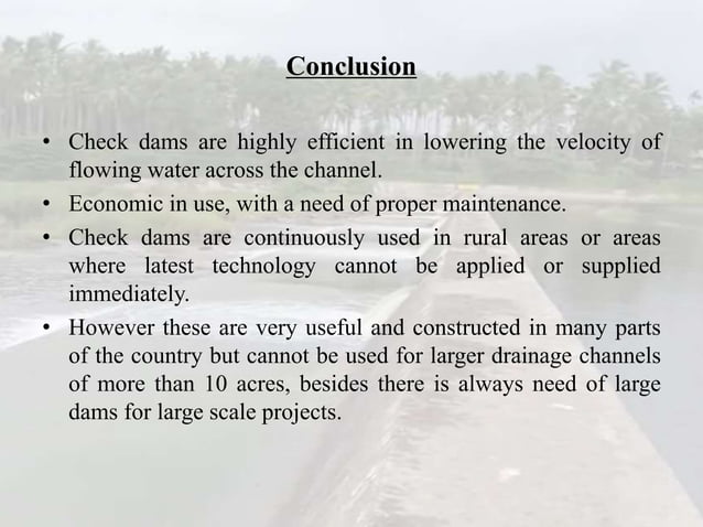 Check dams | PPTX