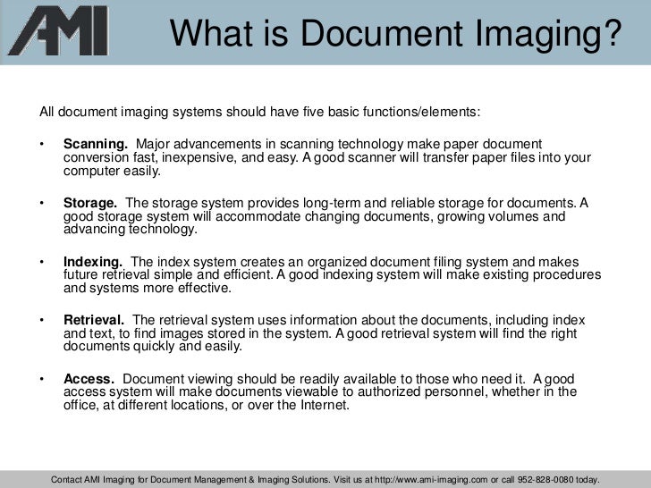 Document imaging in minneapolis what is it and why is it important