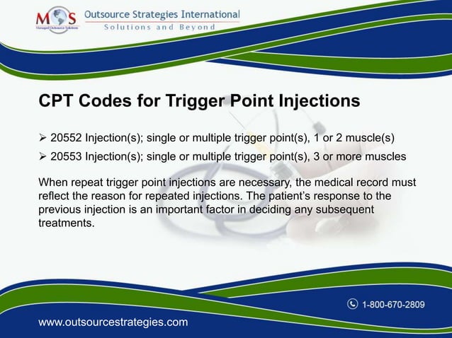 Documenting Trigger Point Injections for Better Reimbursement | PPSX