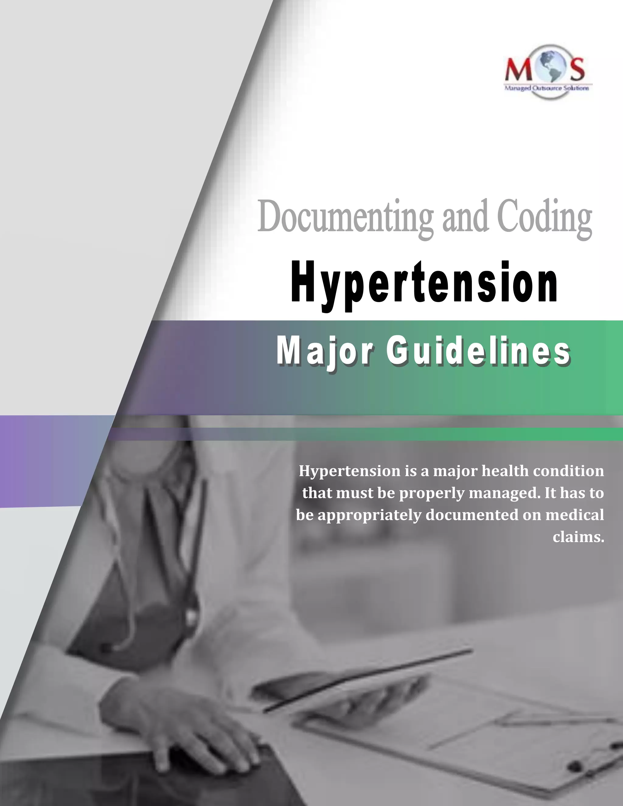 Documenting and coding hypertension – major guidelines | PDF