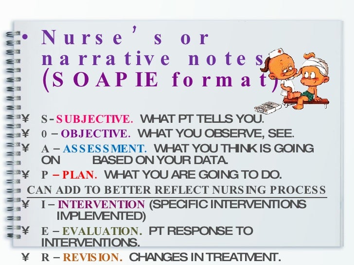documenting and reporting soapie charting