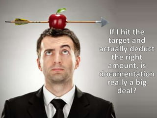 Donor Records
Charity Statement
Charity Statement
Qualified
Appraisal
Cash < $250
Property <$250
Property $250-$500
Property >$500
Property $5,000+
except publicly traded securities
Property >$500,000
Artwork >$20,000
except publicly traded securities
Donor Records
Why?…did you give?
quid pro quo?
Who?
What?
When?
Where?
Summary
of
Qualified
Appraisal
IRS Form
Cash $250+
or
How?…did you value it?
 